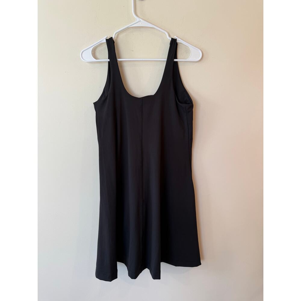 Old Navy Active Powersoft Built-in Bra Mini Dress Black Women's Size Medium - Picture 3 of 12